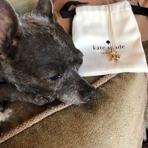 NWT Kate Spade puppy necklace.